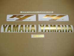 Yamaha YZF-R1 2005 5vy SP logo graphics