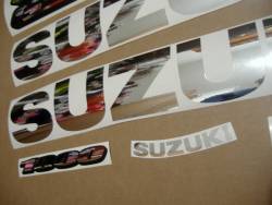 Suzuki GSXR 1000 K3-K4 chrome silver full decals set
