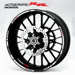 Honda CBR 900RR 919RR 929RR white wheel stripes