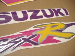 Suzuki GSXR 750W 1994 1995 black graphics set