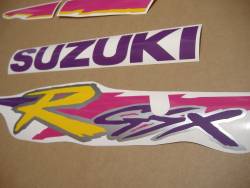 Suzuki GSXR 750 1994 1995 black complete sticker kit