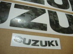 Suzuki GSXR 600 military green full decals set