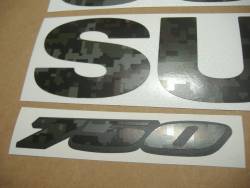 Suzuki GSXR 750 custom camouflage graphics set