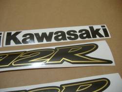 Kawasaki ZX12R Ninja gold complete sticker kit