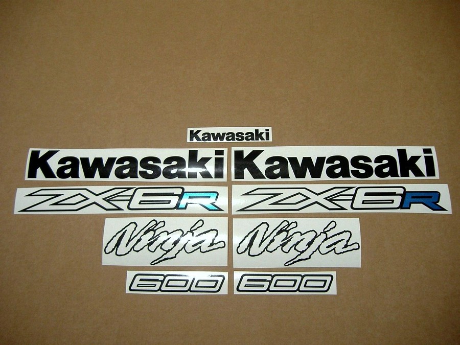 Kawasaki ZX6R Ninja 2012 2015 graphics set
