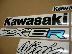 Kawasaki ZX6R 2012 2013 custom decals