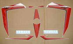 Yamaha R1 2007 RN19 white labels graphics