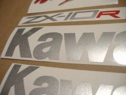 Kawasaki ZX10R Ninja 2011 black graphics set