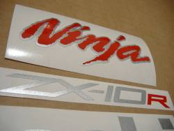 Kawasaki ZX10R Ninja 2011 complete sticker kit