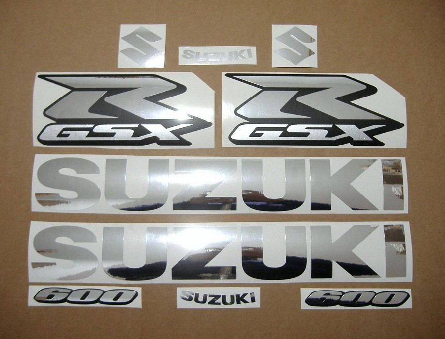 Suzuki GSXR 600 chrome full graphics kit