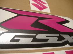 Suzuki GSX-R 750 pink complete graphics