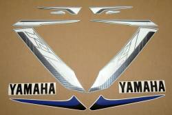 Yamaha R1 2011 14B blue decals set