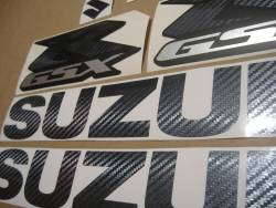 Suzuki GSXR 750 K5 carbon fiber decals set