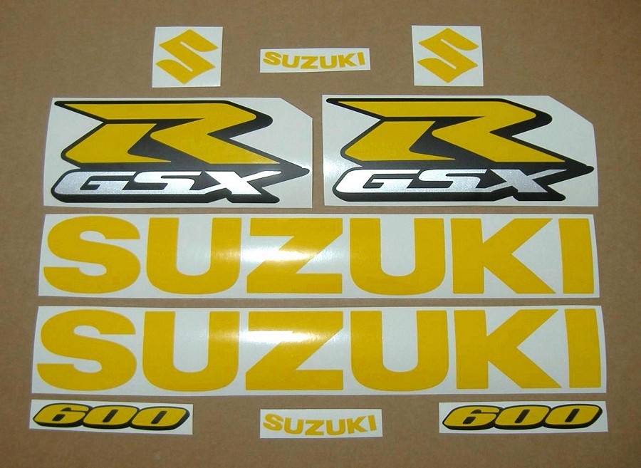 Suzuki GSX-R 600 yellow complete graphics