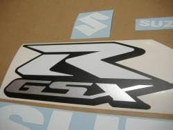 Suzuki GSXR 600 white custom adhesives