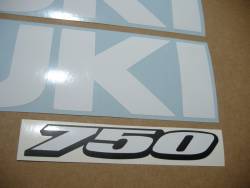 Suzuki Gixxer 750 white custom stickers