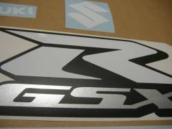 Suzuki GSXR 750 srad white stickers set
