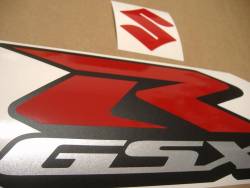 Suzuki GSXR 1000 medium red decals 