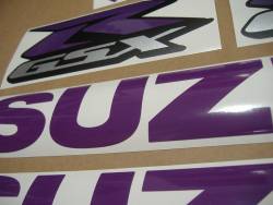 Suzuki Gixxer srad 600 purple custom sticker set