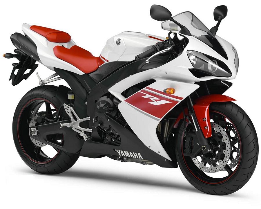 Yamaha R1 2008 RN19 red labels graphics