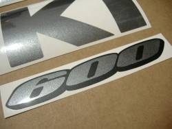 Suzuki GSXR 600 graphite gray customized adhesives