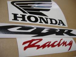 Honda CBR 600RR 2006 silver adhesives set