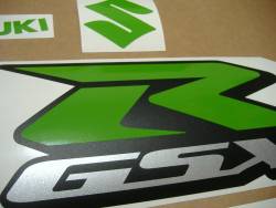 Suzuki GSXR 1000 lime poison green graphics labels 