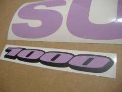Suzuki GSX-R 1000 violet light purple decals 