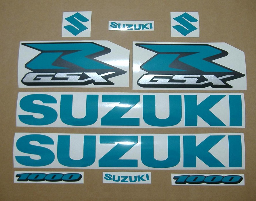 Suzuki Gixxer 1000 opal green customized adhesives