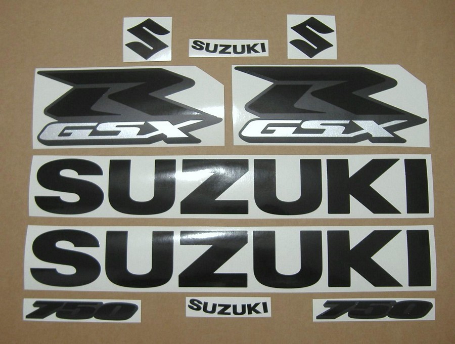 Suzuki Gixxer 750 stealth matte black decals  