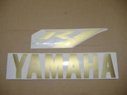 Yamaha YZF R1 2009 14b black EU stickers kit