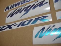 Kawasaki ZX10R Ninja chameleon adhesives set