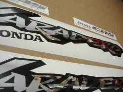 Honda Varadero XL 1000V 2000 red labels decals