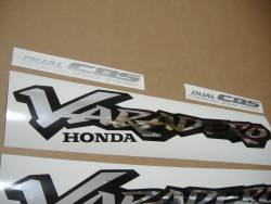 Honda XL 1000V 2000 Varadero red decals kit