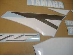 Yamaha R6 2002 RJ02 5EB blue US stickers