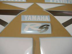 Yamaha R6 2002 5EB blue full decals kit