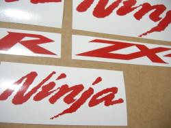 Kawasaki ZX-6R Ninja medium red logo graphics