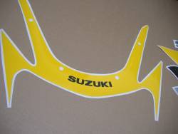 Suzuki gsx-r 600 2002 yellow labels graphics kit