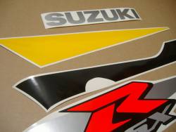 Suzuki GSXR 600 2002 yellow graphics set