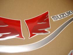 Suzuki GSXR 1100w 1995 red black stickers set