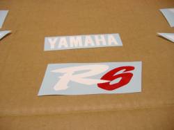 Yamaha YZF R6 2002 5EB red stickers kit