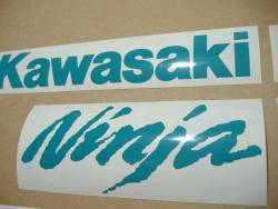 Kawasaki ZX10R 1000 opal green stickers kit