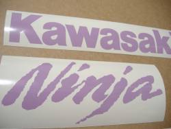 Kawasaki ZX-6R Ninja violet logo adhesives