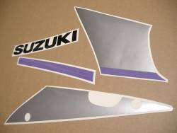Suzuki GSXR 750N 1992 black grey logo adhesives
