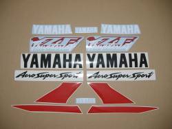 Yamaha Thundercat 1996 red/white decals set