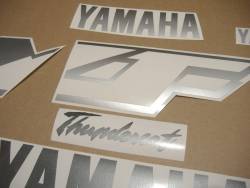 Yamaha Thundercat 1999 black stickers kit