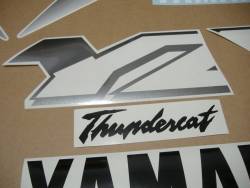 Yamaha Thundercat 2000 black gold stickers kit