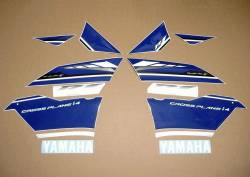 Yamaha R1 2014 14b white blue decals set