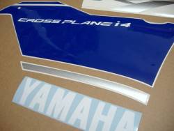 Yamaha YZF-R1 2014 14b white stickers set