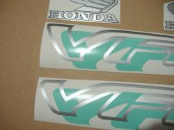 Honda VFR750 RC36 1995 green decals set